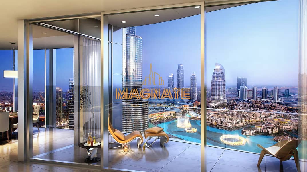 位于迪拜市中心，伊尔普利莫公寓 4 卧室的顶楼公寓 24500000 AED - 6675033