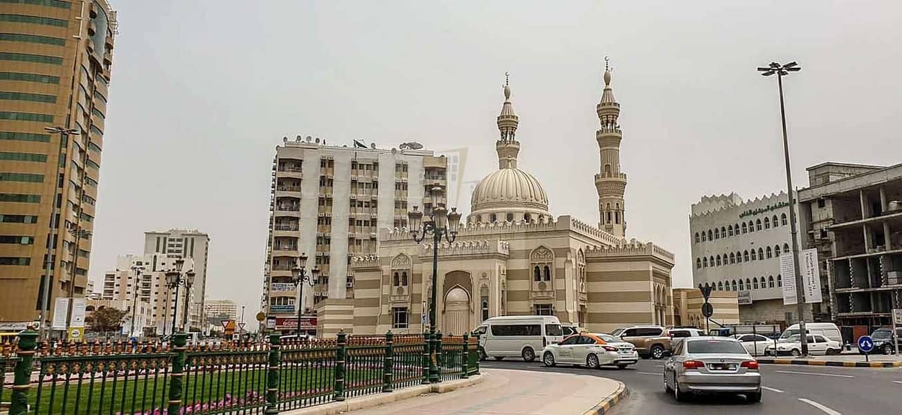 Building on Al Orouba Street, the main road