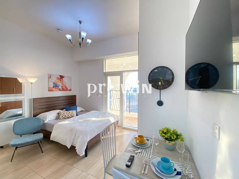 EXCLUSIVE STUDIO | FULLY FURNISHED| LARGE BALCONY
