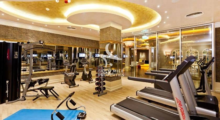 Fully Fitted Gym with all the Equipments in 4 Star Hotel