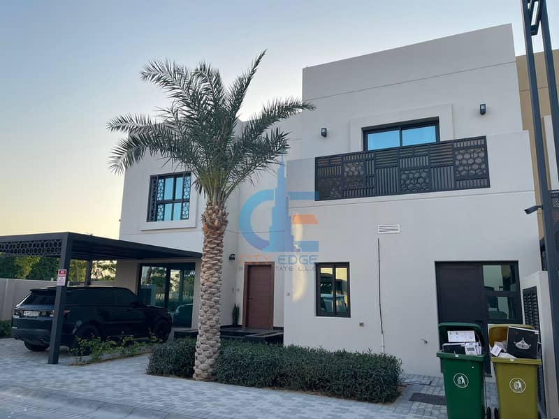 A smart villa of 4BR, with a down payment of 10% and installments from the developer, working on solar energy, of a modern style