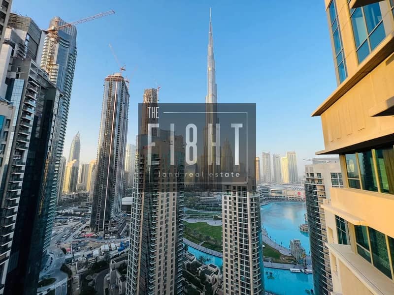 Luxury furnished 2 bedrooms Burj and fountain view