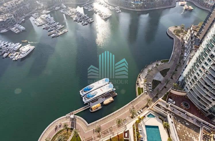 位于迪拜码头，蓝色鸢尾大厦 2 卧室的公寓 2790000 AED - 6943311