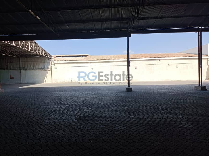 Income-Generating Industrial Land with Warehouse & Office for Sale in Al Quoz