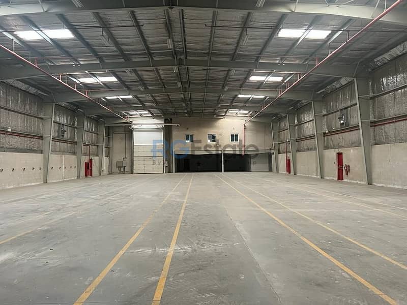 35,000 sqft Plot 20,000 sqft Warehouse with office for Sale in DIP with ROI