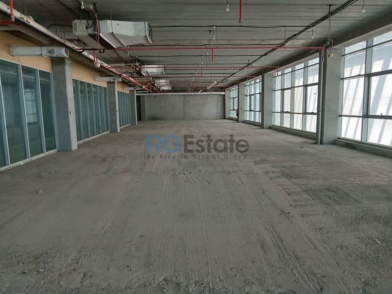 93,000 sqft Office with mezzanine washroom for Rent In DIP.