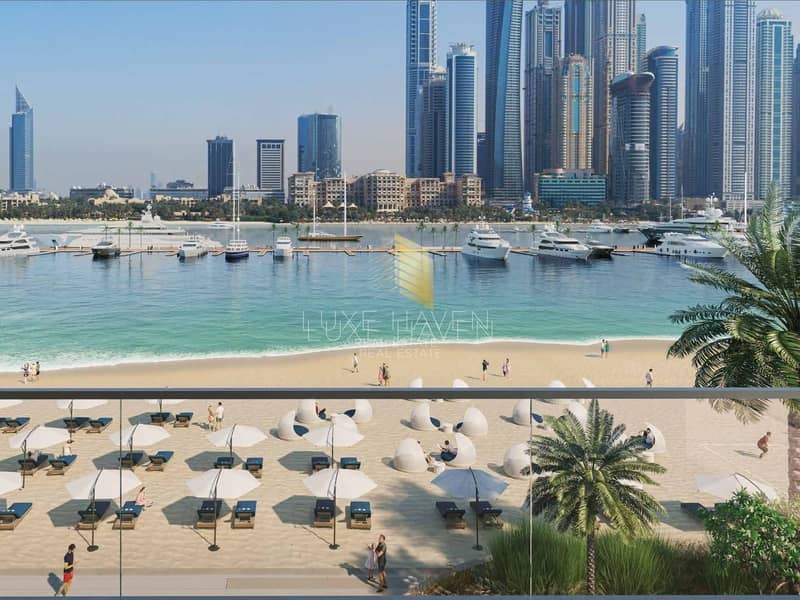 位于迪拜港，艾玛尔海滨社区，皇宫海滩公寓 1 卧室的公寓 2961348 AED - 6918942