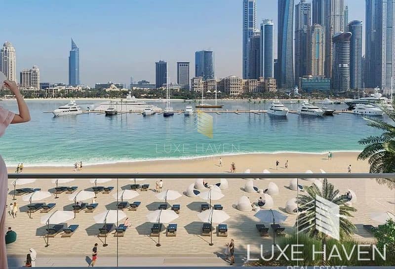 位于迪拜港，艾玛尔海滨社区，皇宫海滩公寓 2 卧室的公寓 5484904 AED - 6918692