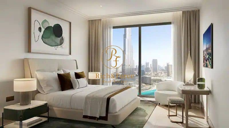 2 bedroom Downtown Dubai | View of the Burj Khalifa