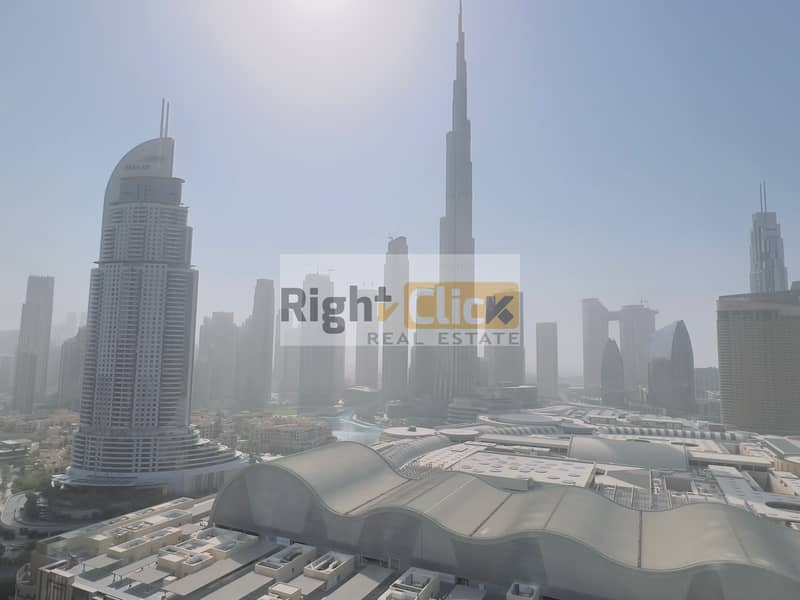 Luxury Bright Burj khalifa view 2 BR for rent