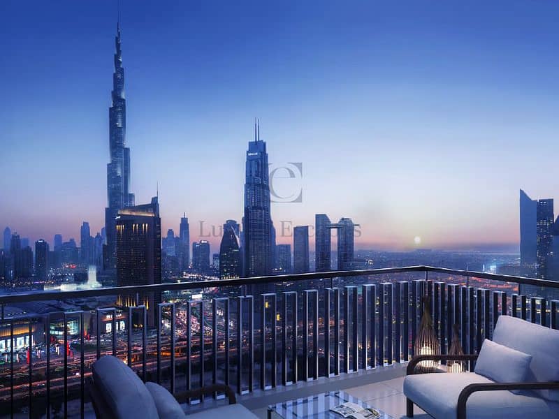 Corner unit High floor facing Burj&Meydan view