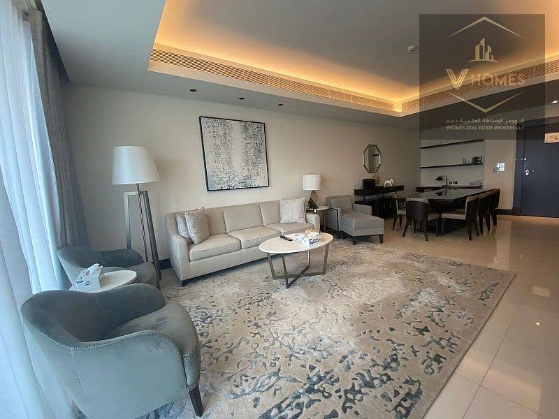 Квартира в Дубай Даунтаун，Адрес Даунтаун Отель (Лейк Отель), 2 cпальни, 500000 AED - 6657092