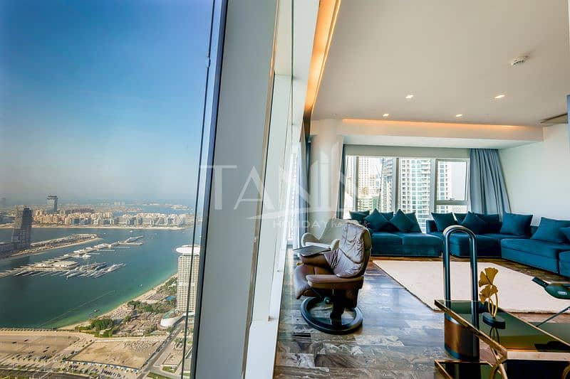 Palm and Burj Al Arab  View | Fully Furnished | Fendi Unit