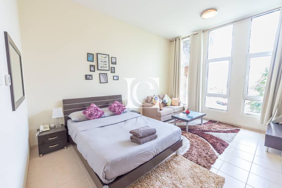 Spacious Furnished Studio in Discovery Gardens