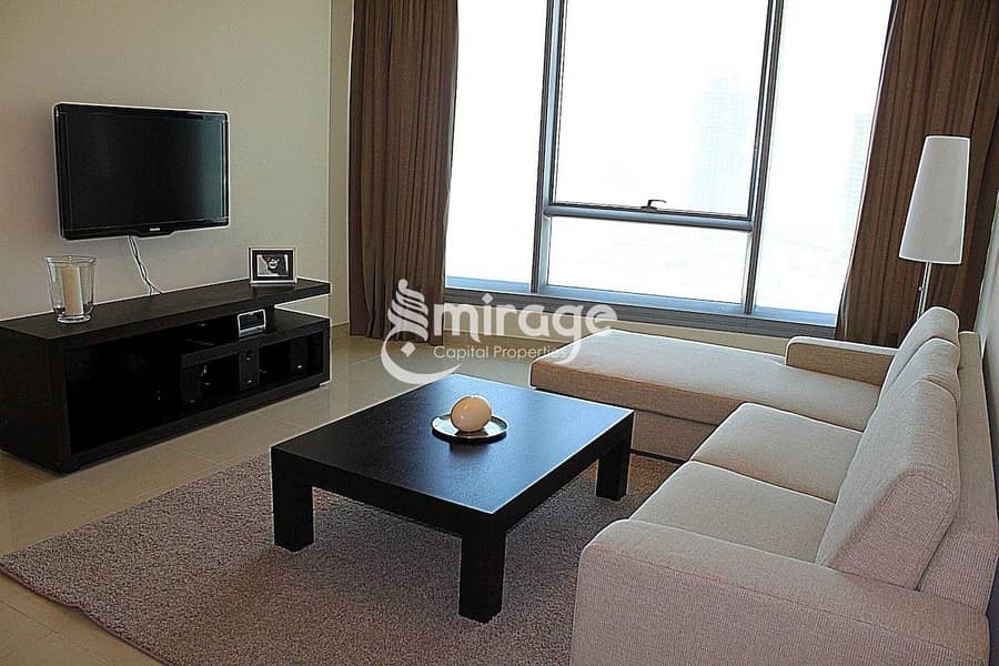 Amazing View | Fully-Furnished | Vacant 1BHK!
