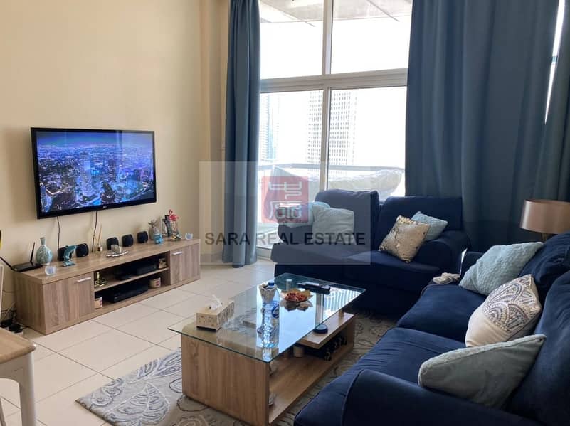 One Bedroom  with Lake and Stunning Burj Khalifa View for Sale in Scala Tower