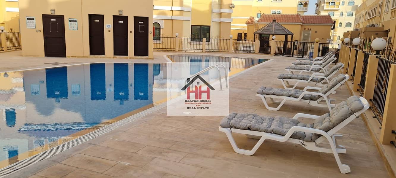 2 BEDROOMS 3 BATHROOMS SPACIOUS HALL & KITCHEN WITH TAWTHEQ AVAILABLE