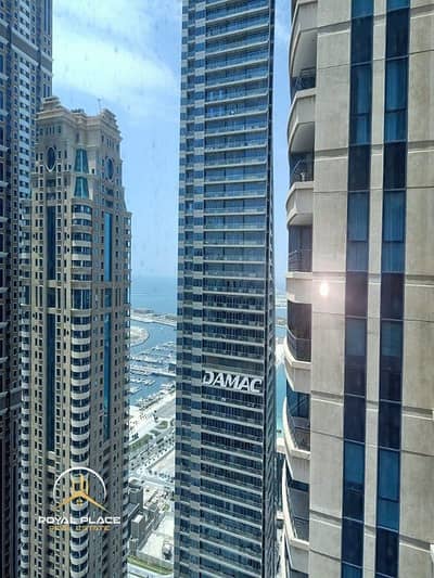 3 Bedroom Apartment for Rent in Dubai Marina, Dubai - Beautiful Partial Palm View | Unfurnished | Vacant