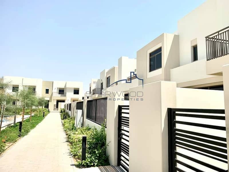 Pool & Park View | Exclusive 4 BR + Maid | Huge Size | Noor Townhouse