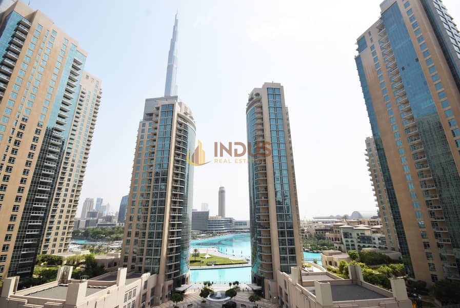 Rare Layout | Full Burj and Partial Fountain View