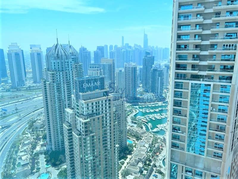 1BR|Well Maintain|High Floor| Partial Marina View