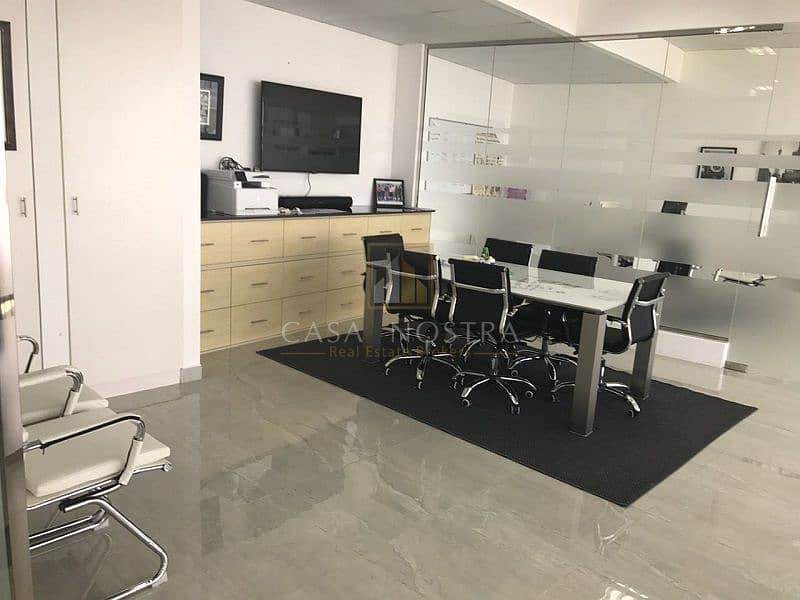 High ROI Fully Fitted Office with Glass Partition