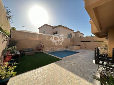 4 Bedroom Villa for Sale in Al Raha Golf Gardens, Abu Dhabi - Pool | Terrace | Living Area | Majlis