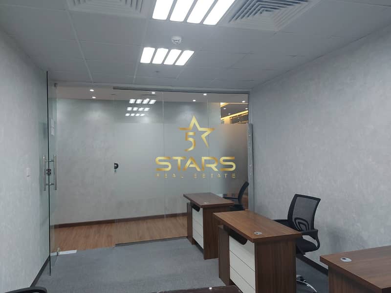 No Commission - Sharing Office - DED Approved - Furnished Office in Al Barsha 1
