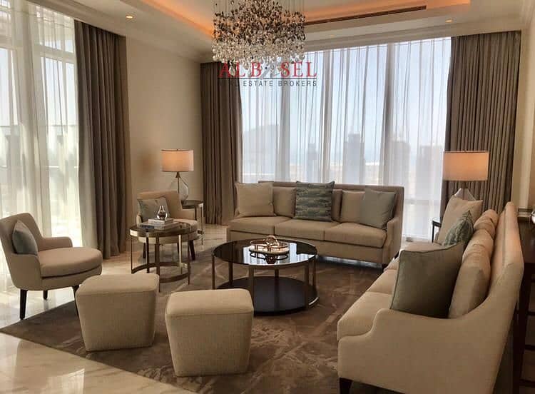 位于迪拜市中心，谦恭公寓喷泉景观综合体，谦恭喷泉景观2号大厦 6 卧室的顶楼公寓 40000000 AED - 6487546