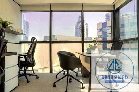 Office for Rent in Bur Dubai, Dubai - •	 Fully Furnished | Prime Location | Near by Metro Station Ejari  | Free Dewa  |  Free Internet  | Ejari | Conference room & Meeting room
