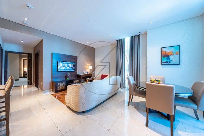 Luxurious 2 Bedrooms | Burj View | Bills Included