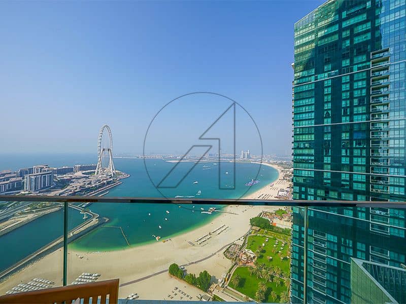 Furnished| Full Sea View Apartment| Luxurious  2BR