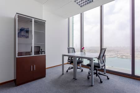 Office for Rent in Al Reem Island, Abu Dhabi - Fully serviced private office space for you and your team in ABU DHABI, Tamouh Tower