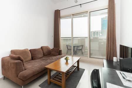 شقة 1 غرفة نوم للايجار في دبي مارينا، دبي - شقة في دريم تاورز،دبي مارينا 1 غرفة 75000 درهم - 7361244