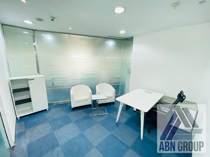 Independent Fully Serviced Office | Corporate Ambiance | All Amenities | Strategic location | Furnished Office | Annual Contract | Meeting Room |