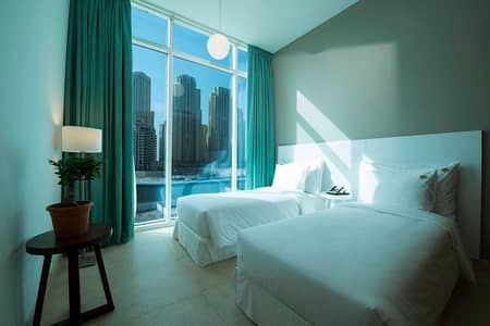 شقة فندقية 2 غرفة نوم للايجار في دبي مارينا، دبي - شقة فندقية في جنة بلايس دبي مارينا،دبي مارينا 2 غرف 12500 درهم - 6752168