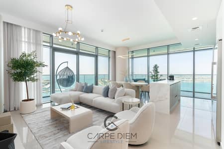 迪拜港， 迪拜 3 卧室公寓待租 - 位于迪拜港，艾玛尔海滨社区，海滩风光公寓小区，海滩风光2号塔 3 卧室的公寓 25000 AED - 6445638