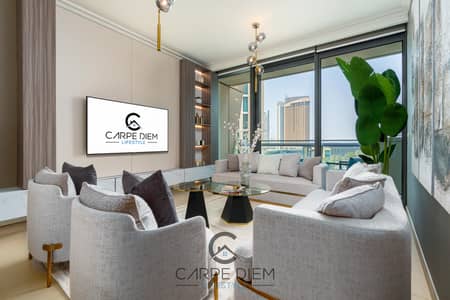 2 Bedroom Flat for Rent in Downtown Dubai, Dubai - Full  Burj View Luxury Living