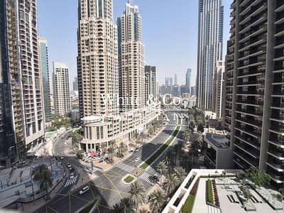 2 Bedroom Flat for Rent in Downtown Dubai, Dubai - 2 Balconies | 4 Cheques | Available Now