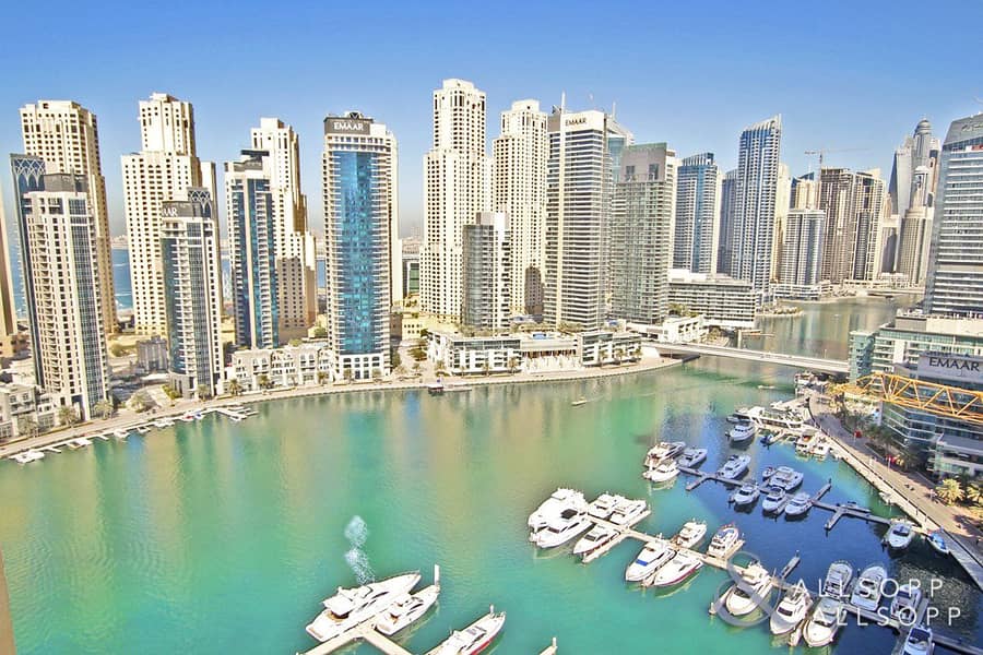 位于迪拜码头，滨海风帆塔楼 3 卧室的顶楼公寓 420000 AED - 7652601