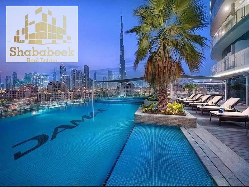 位于迪拜市中心，绝佳酒店式公寓 2 卧室的公寓 2500000 AED - 6508071