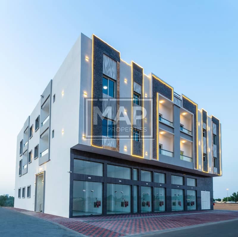 Fully Rented Brand New Building for Sale in Ajman Al Yasmeen  Fully Upgraded Residential Building with High ROI @ 8%  Investor Deal