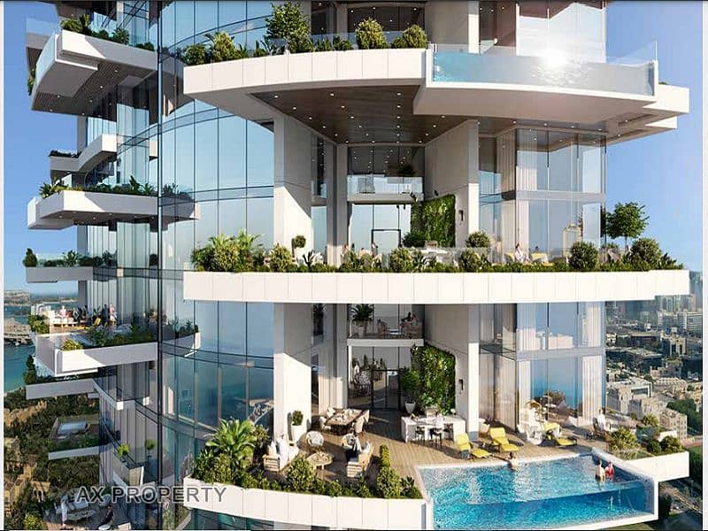 5 bed  Super Luxurious  |  Private Pool  Full Sea View | Penthouse | With Private Beach Excess