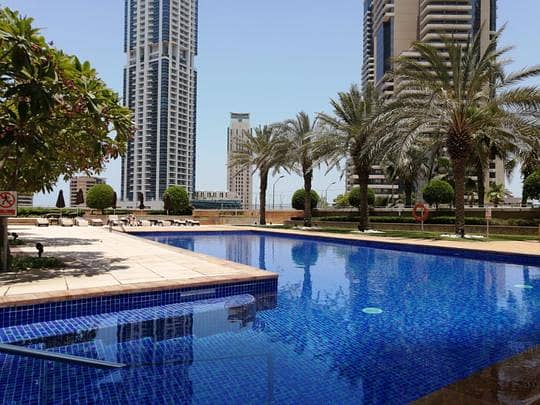 位于迪拜码头，滨海景观大厦，滨海景观大厦A座 的公寓 890000 AED - 7658257