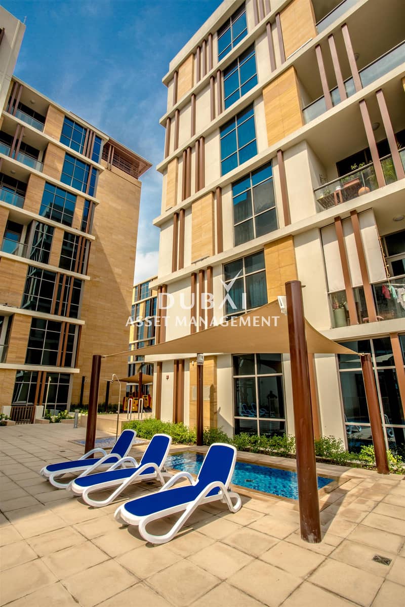 18 Live by the water | Rent by the month | 2 BR apartment + study at Dubai Wharf