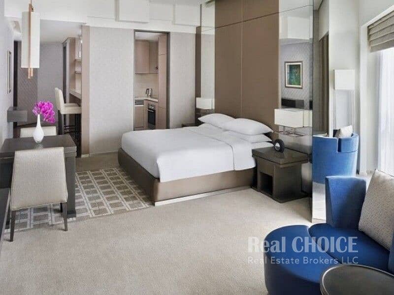 位于迪拜湾，迪拜健康城，凯悦溪畔高地公寓式酒店 的公寓 140000 AED - 6533072