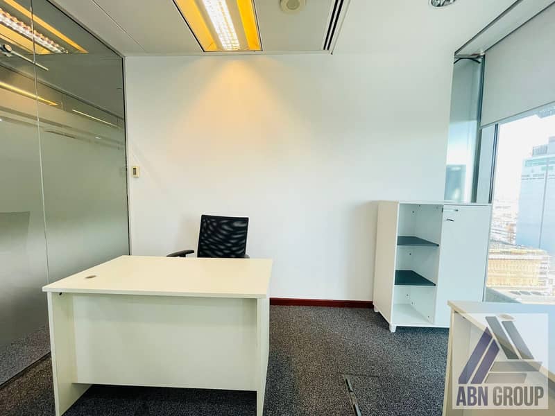 Corporate Ambiance Smart Office With All Amenities | Fully Furnished | Community View | Prime Location | Near by Metro Station