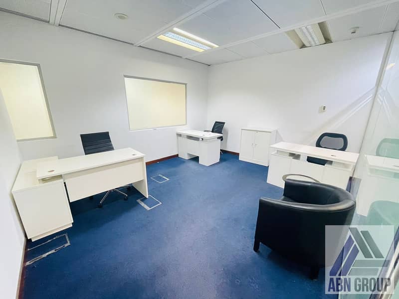 Spacious Executive Office With Smart Offices | Well Furnished |Perfect for Big Corporations| Prime Location | Fully Serviced| With All Amenities |