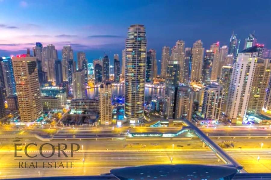 Beautiful JLT Skyline View | High Floor | Luxurious 2BR