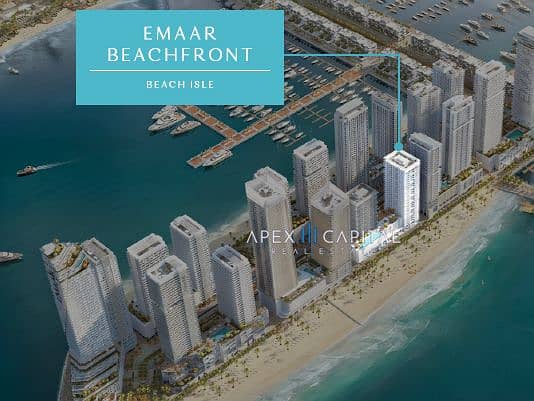 位于迪拜港，艾玛尔海滨社区，海滩岛公寓 2 卧室的公寓 4550000 AED - 7332230